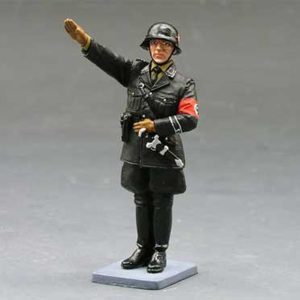 Ufficiale delle Algemeine SS che saluta