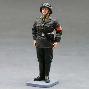 Soldato delle Algemeine SS sull'attenti