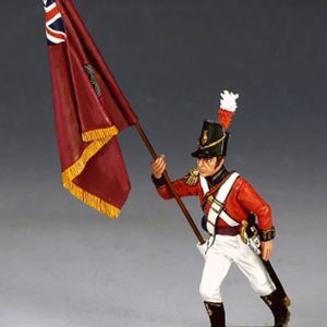 Alfiere all'assalto con bandiera del Reggimento