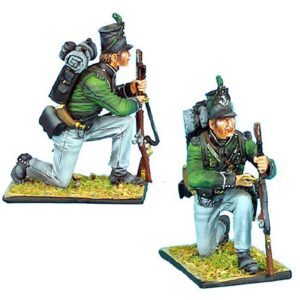 Rifles Kneeling with Drawing Bayonet