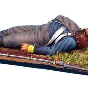Moschettiere Prussiano che giace morto - Waterloo 1815
