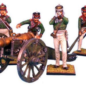 Obice da 20 lb Licorne, Artiglieria a piedi - Borodino 1812