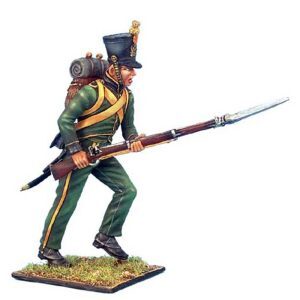 Fuciliere  di Fanteria che carica  - Waterloo 1815