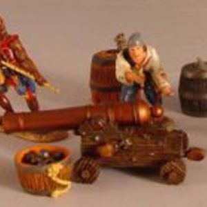 Pirati serventi di un cannone set 2