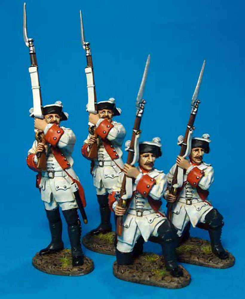 Roth Wurzburg Infantry Regiment, 4 Figures At The Ready