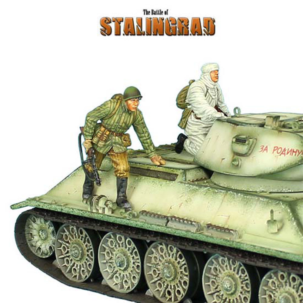 Russian Infantry Winter Tank Riders Set #1