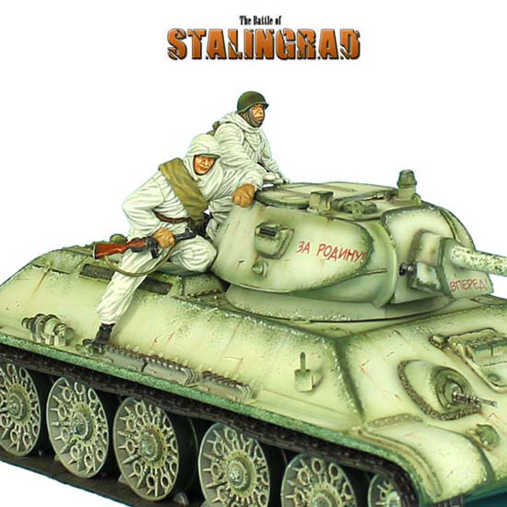 Russian Infantry Winter Tank Riders Set #3