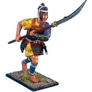 Ashigaru che carica con Naginata abbassata