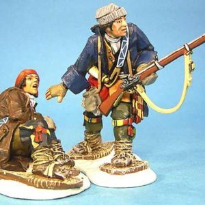 Miliziani francesi feriti