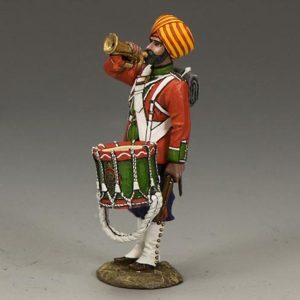 Ludhiana Sikhs Regiment Tamburo con tromba (Versione Lucida)