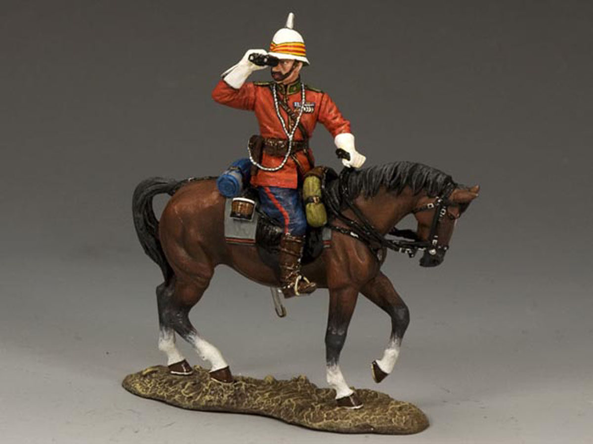 Ludhiana Sikhs Regiment Ufficiale britannico a cavallo (versione lucida)