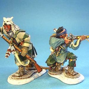 Indiani, uno che spara in ginocchio e uno che ricarica in piedi no box