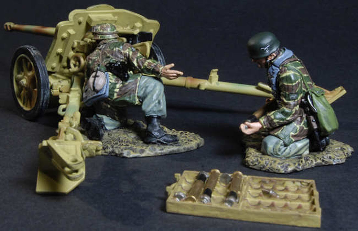 Set Cannone PAK38 Fallshirmjager (Uniforme Operativa Normandia)