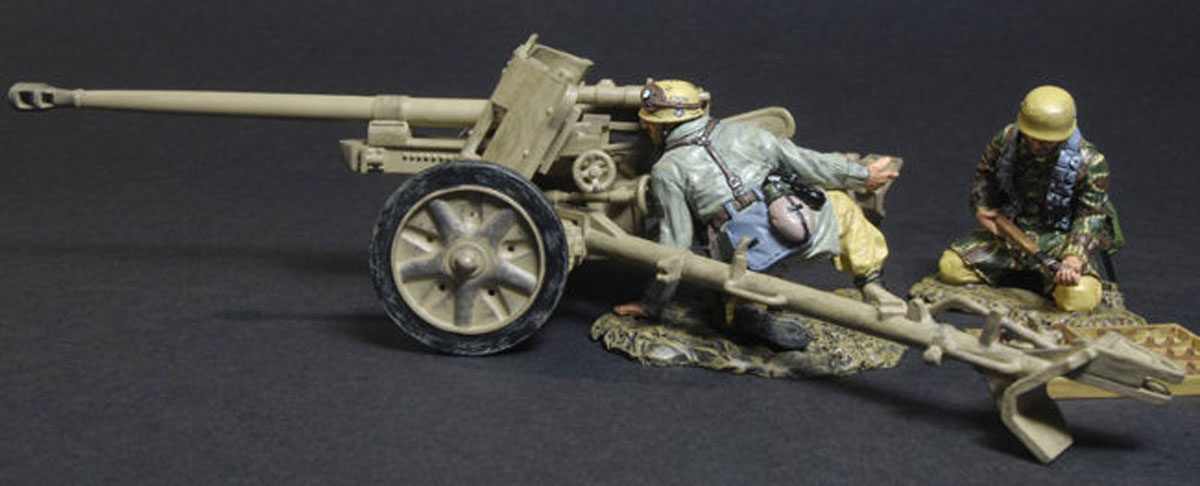 Set Cannone PAK38 Fallshirmjager (Uniforme Operativa Mediterraneo)