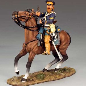 Caporale dei Dragoni a cavallo con pistola