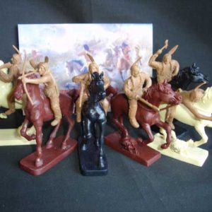 Guerrieri Indiani delle Pianure a cavallo