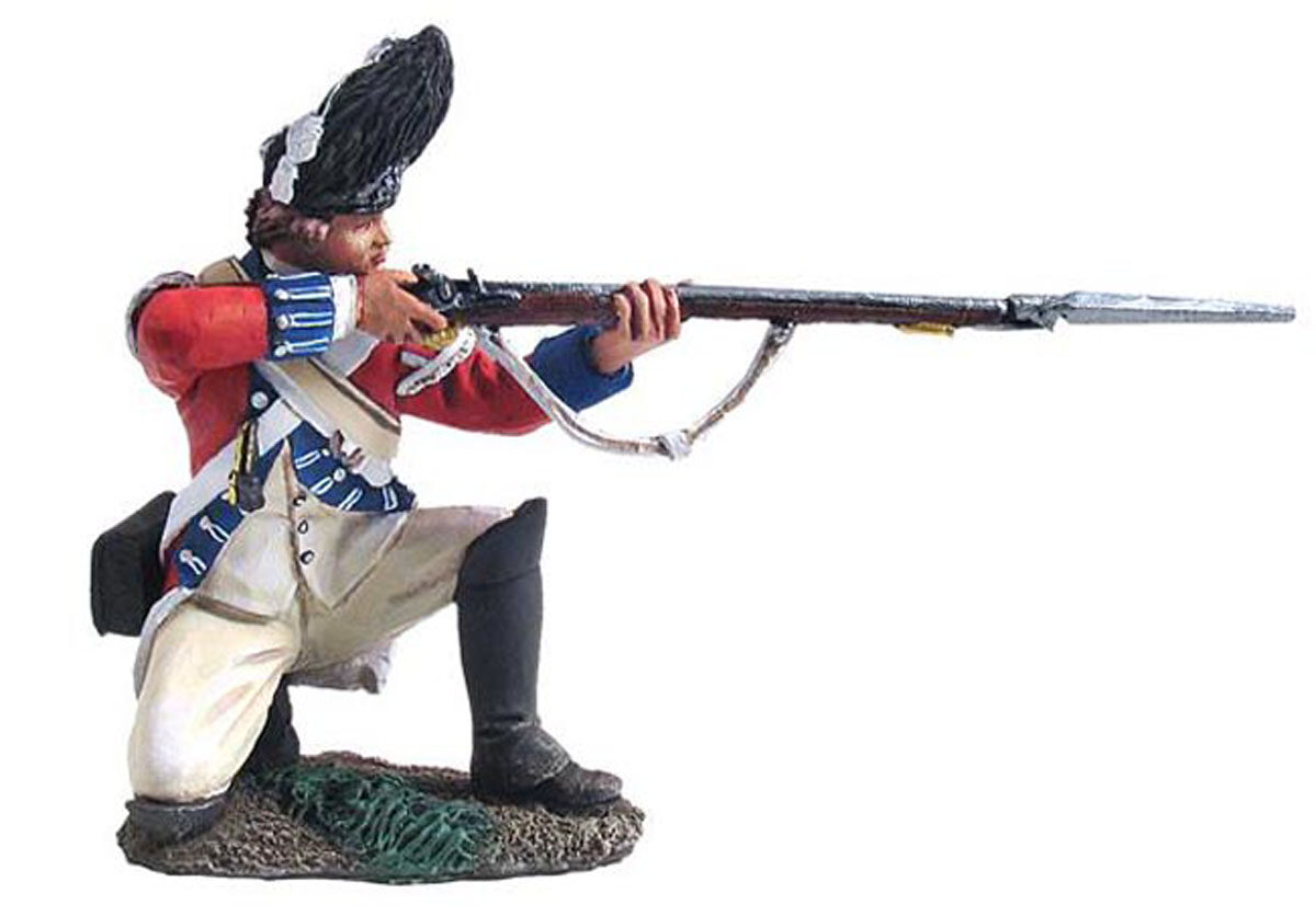 BRITISH ROYAL IRISH GRENADIER KNEELING FIRING NO.1