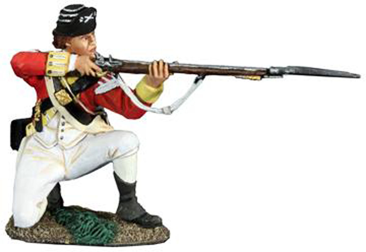 BRITISH 10TH FOOT LIGHT INFANTRY KNEELING FIRING NO.1