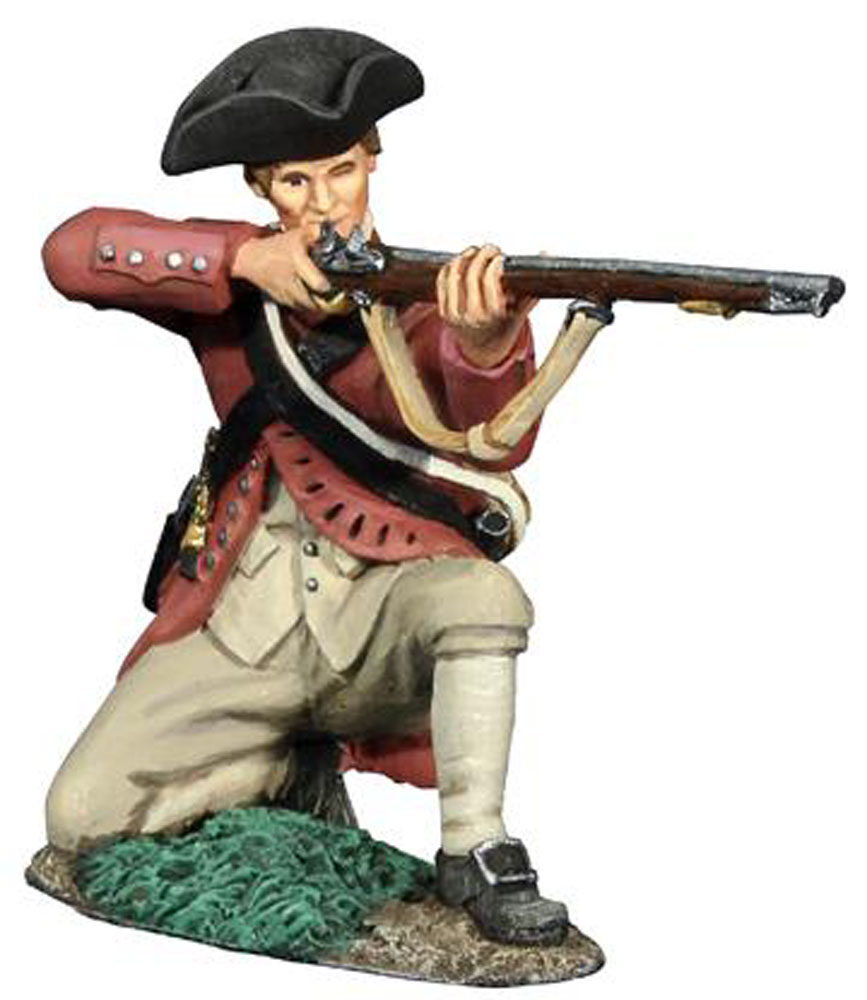 COLONIAL MILITIA KNEELING FIRING NO.1
