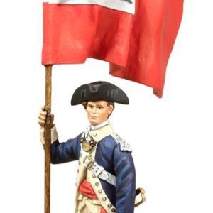 COLONIAL MILITIA FLAGBEARER NO.1, BUNKER HILL COLORS