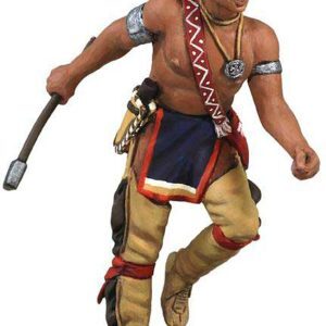 Iroquois Warrior Attacking with Tomahawk No.1