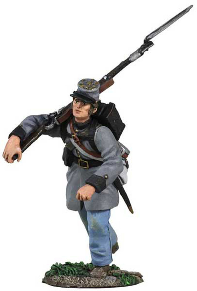 Confederate Infantry - Texas Brigade Advancing at Right Shoulder Shift No.1