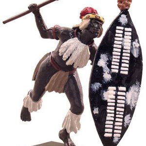 Zulu uMbonambi Regiment Advancing with Assegai - Gloss Collection