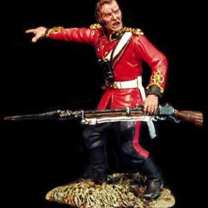 Ufficiale Inglese che indica