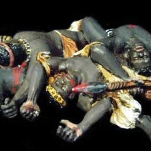 Gruppo di Guerrieri Zul morti accatastati