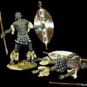 Guerrieri zulu morti e colpiti