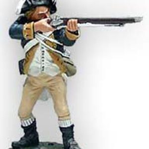 Soldato americano in piedi che spara