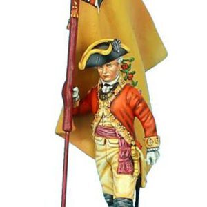 British 22nd Foot Standard Bearer - Regimental Colors