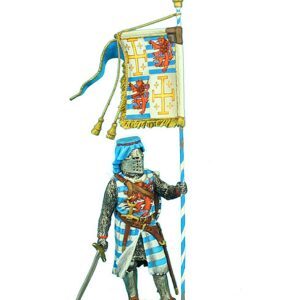 King Henry II's Standard Bearer in Lusignan Heraldry
