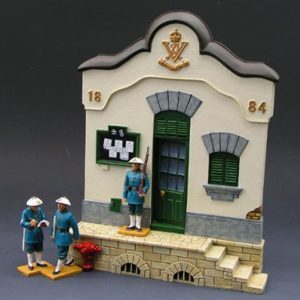 Facciata della stazione di polizia