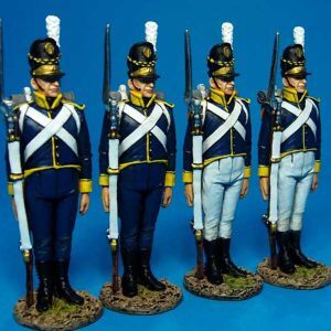 21st LINE INFANTRY REGIMENT,  STANDING LINE INFANTRY BOX SET  (4pc)