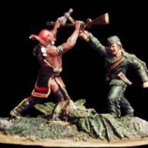 Ranger che attacca un indiano