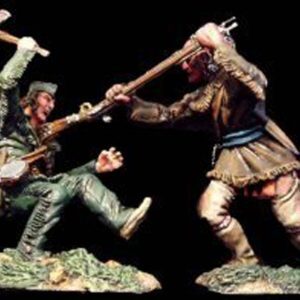 Indiano con fucile che colpisce un ranger (scenetta)