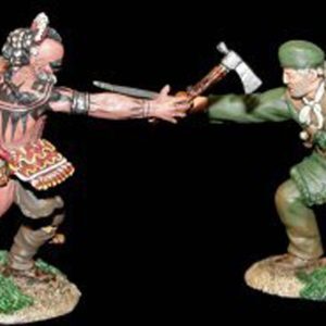 Ranger che attacca un indiano (scenetta)