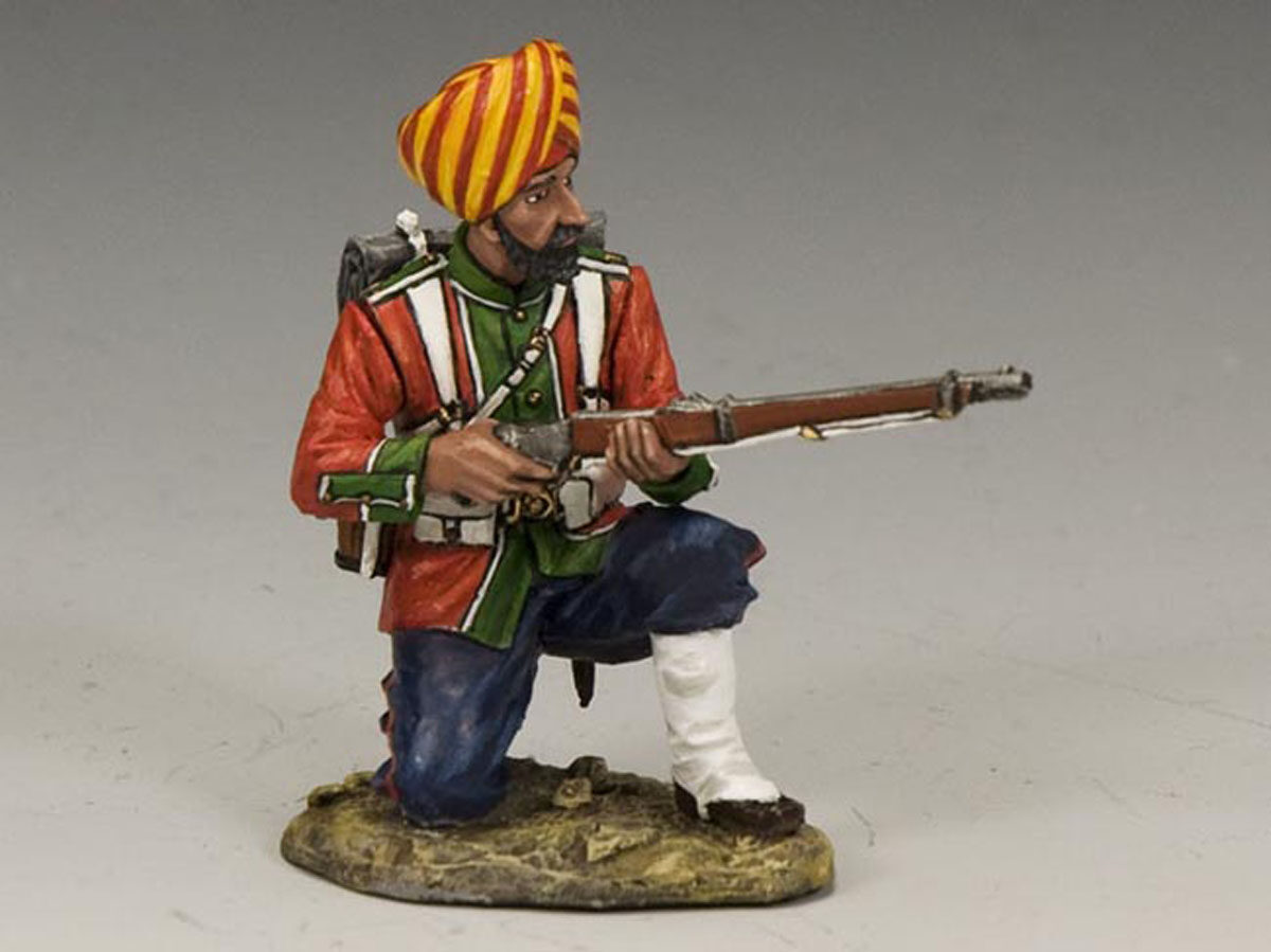 Ludhiana Sikhs Regiment in ginocchio (Versione Lucida)