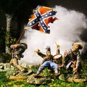 Feriti e morenti del Gruppo comando con bandiera