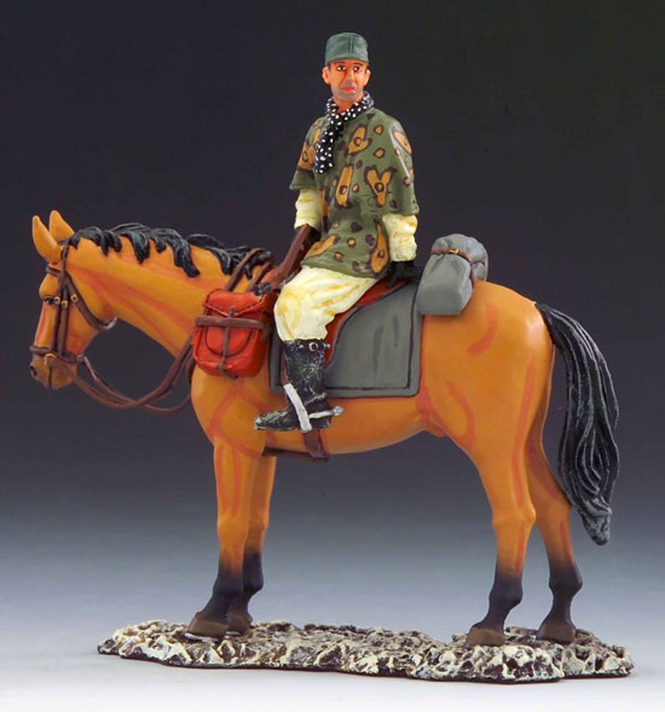 Ufficiale a cavallo voltato indietro (versione inverno 1944)