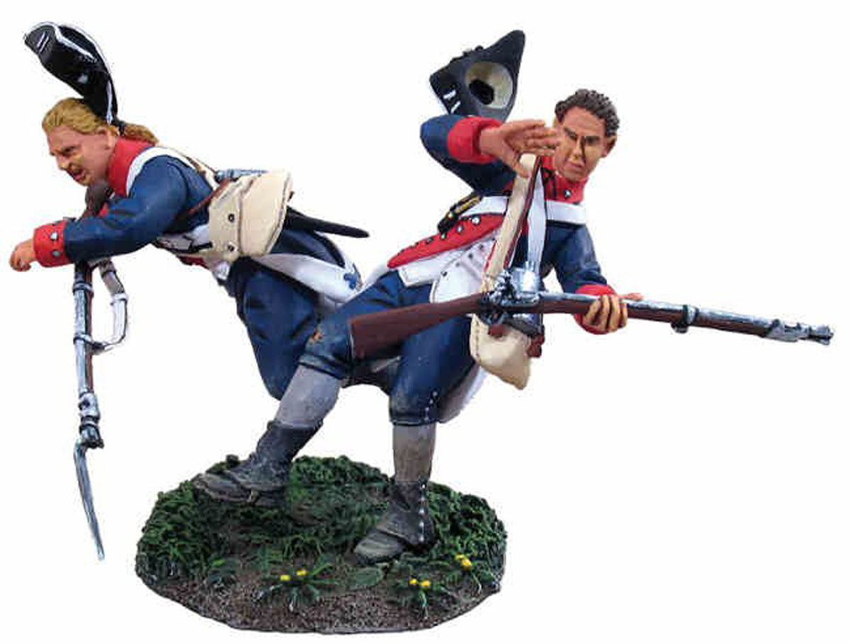 American Continental Line New Jersey Regiment Wounded Set#1