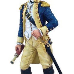 French Marquis de Lafayette on foot