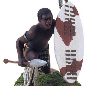 Zulu uVe Regiment with Spear