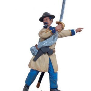 Confederate Infantry Officer Advancing#2