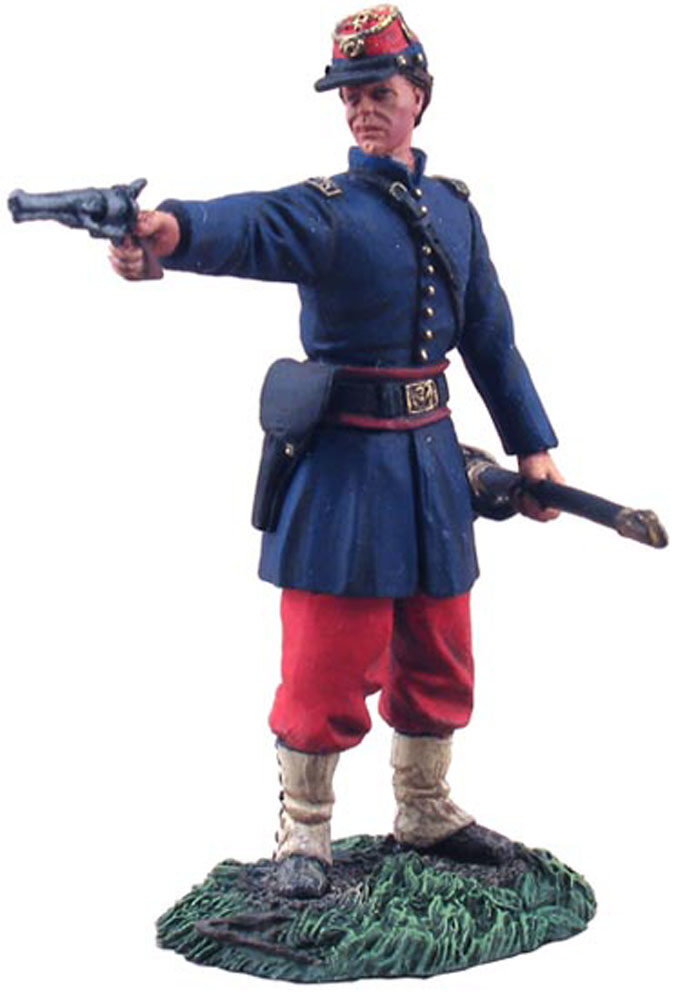 Ufficiale zuavo del 114th Fanteria Pennsylvania