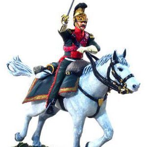 Franch 4th Lancers Tropper Officer Charging