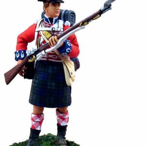 British 42nd (Black Watch) Highlander Stranding Reaching for Cartridge