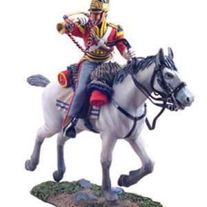 Trombettiere del 1st Royal Dragoon alla carica