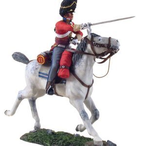 Ufficiale britannico degli Scots Greys alla carica #1